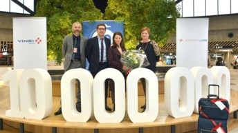 Record 10 million passengers handled through Lyon-Saint Exupéry airport
