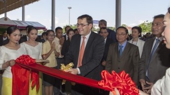 Phnom Penh airport inaugurates its new terminal's Arrivals and Departure facilities
