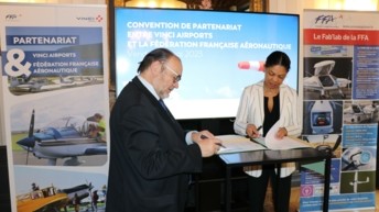 VINCI Airports et la Fédération Française Aéronautique renouvellent Ieur partenariat pour soutenir la filière de l’aviation générale et continuer à œuvrer pour sa transition énergétique