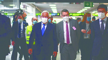 Primeiro-Ministro visita as medidas implementadas no aeroporto de Lisboa