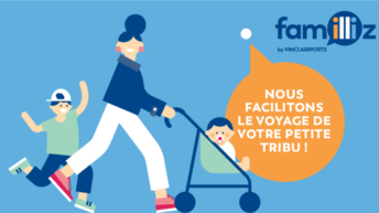 Aéroport de Lyon lance « Familliz », le parcours famille conçu par VINCI Airports pour ses aéroports