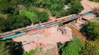Avanza la construcción del puente Pagüey, en Nilo