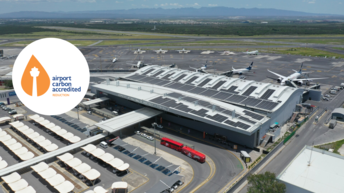 Les 13 aéroports exploités au Mexique atteignent le niveau 2 de réduction du programme Airport Carbon Accreditation