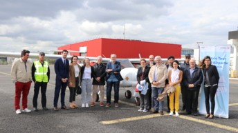 L'Electric Tour VINCI Airports 2024 en partenariat avec la Fédération Française Aéronautique (FFA) : dernière étape à l'aéroport Lyon-Bron