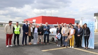 VINCI Airports Electric Tour 2024 in partnership with the French Aeronautical Federation (FFA) : final stop at Lyon-Bron Airport