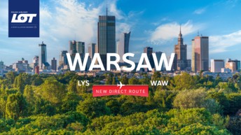New Destination: LOT Polish Airlines Connects Lyon to Warsaw with Direct Flights from Lyon-Saint Exupéry Airport