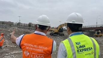 Lima Expresa y Municipalidad de Lima trabajan en el mantenimiento del cauce del río Rímac