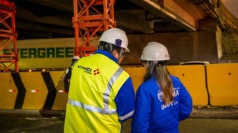 Lima Expresa works in the Ricardo Palma bridge to provide safety to drivers of Vía de Evitamiento