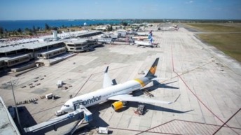 Aerodom inicia primera fase de trabajos remodelación atrio central de la terminal AILA-JFPG