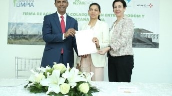 Aerodom y Dominicana Limpia firman acuerdo de colaboración para instalar nuevo programa de manejo de residuos en el AILA-JFPG
