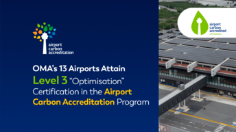 OMA’s 13 Airports Attain Level 3 “Optimisation” Certification in the Airport Carbon Accreditation (ACA) Program