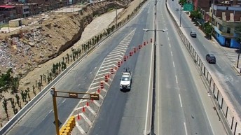 Lima Expresa informa que el MTC realizó cierre de la avenida Morales Duárez por trabajos de asfaltado