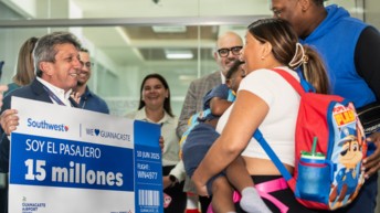 Guanacaste airport welcomes its 15 millionth passenger