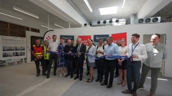 Inauguration de la première partie rénovée du terminal de l'aéroport Annecy Haute-Savoie Mont-Blanc
