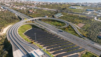 In Greece, the solar program along the Athens–Patras highway officially inaugurated