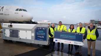 L’aéroport Nantes Atlantique inaugure ses nouvelles installations électriques pour la décarbonation des opérations au sol