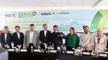 OMA and Volaris Announce Five New Routes from San Luis Potosí International Airport