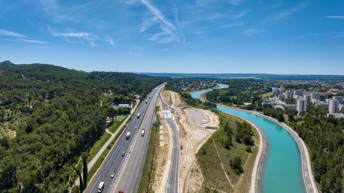 Commissioning of the Salon Nord half-interchange on the A7 motorway in France