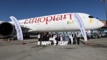 Aéroports de Lyon accueille le vol inaugural d’Ethiopian Airlines entre Addis-Abeba et Lyon