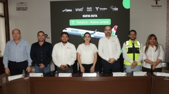 El Aeropuerto de Tampico suma nueva conexión aérea con Nuevo Laredo a través de Viva