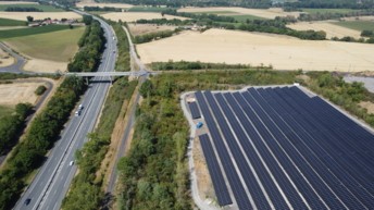Repurposing former motorway land to produce renewable energy