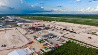 AERODOM avanza a buen ritmo en la construcción de la nueva terminal del Aeropuerto Internacional de Las Américas, José Francisco Peña Gómez (AILA)