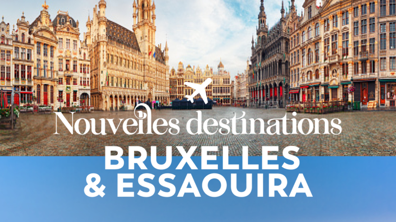 easyJet et l’aéroport Nantes Atlantique annoncent l’ouverture de deux nouvelles destinations directes Bruxelles et Essaouira à l’automne 2026