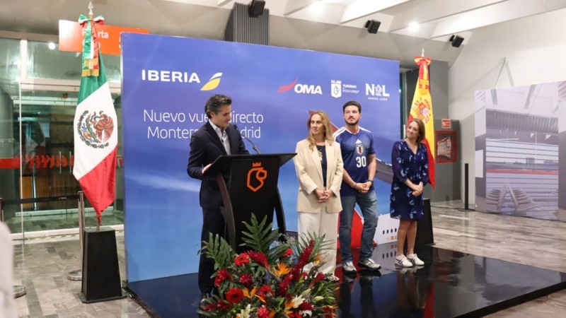 Monterrey Airport launches direct Madrid route by Iberia, boosting European connectivity and regional prosperity
