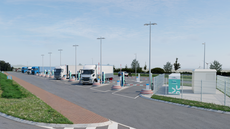 VINCI remporte un contrat de déploiement et de gestion de bornes de recharge électrique pour poids lourds en Allemagne