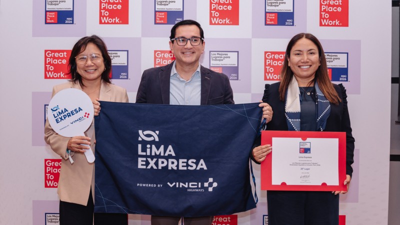 Great Place To Work reconoce la gestión de diversidad, equidad e inclusión de Lima Expresa