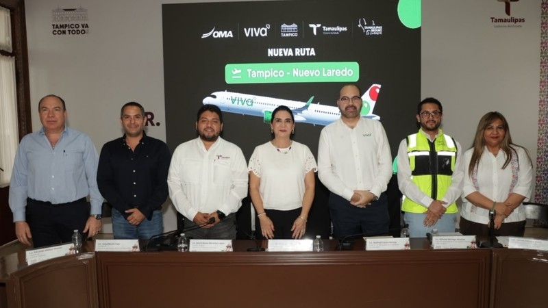 El Aeropuerto de Tampico suma nueva conexión aérea con Nuevo Laredo a través de Viva