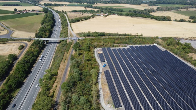 Repurposing former motorway land to produce renewable energy
