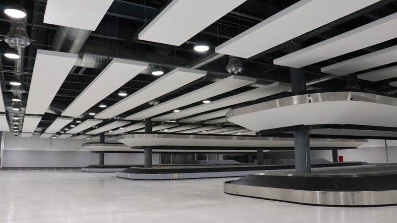 OMA builds the Monterrey Airport of the Future: Expansion advances with new baggage claim system and modern walkways
