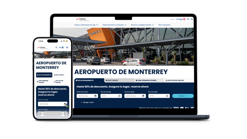 Transforma Aeropuerto Internacional de Monterrey experiencia digital para sus pasajeros