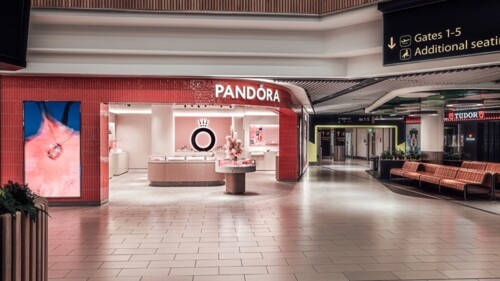 Leading jewellery retailer Pandora opens first London airport store at ...