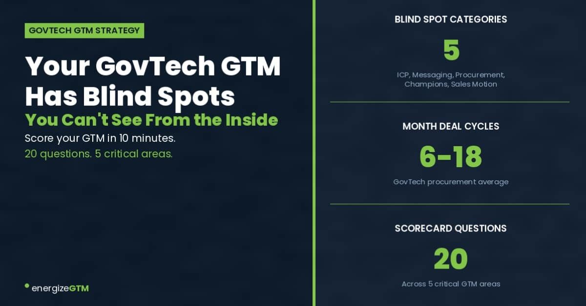 GovTech GTM Blind Spots You Can’t See From the Inside