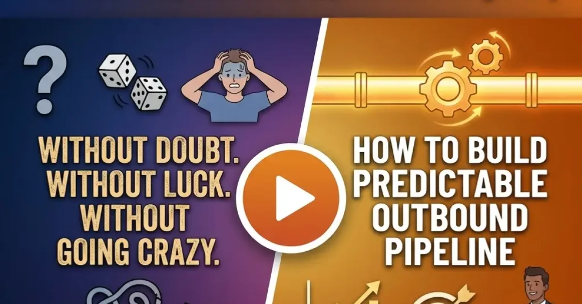 How to Build Predictable Outbound Pipeline