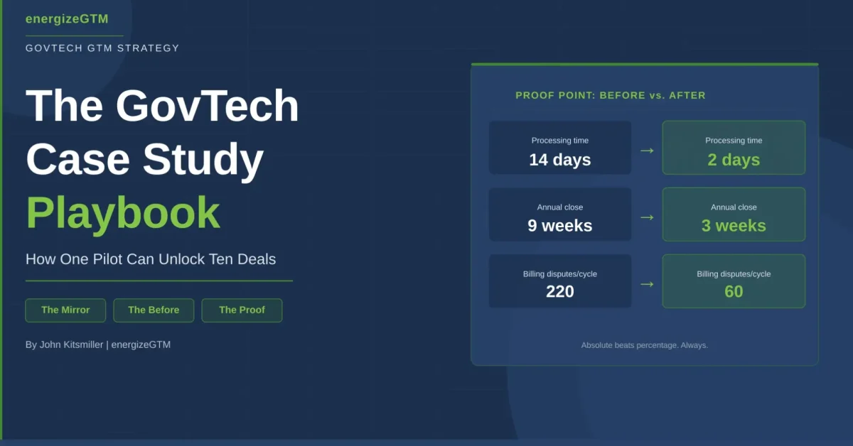 The GovTech Case Study Playbook – How One Pilot Can Unlock Ten Deals