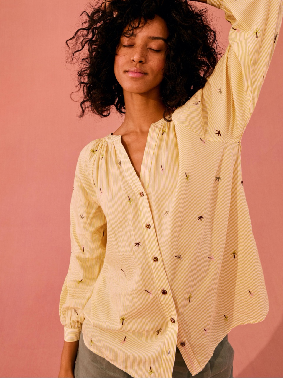 BRIGHT AS A BUTTON
