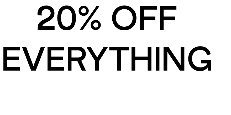 Shop 20% off