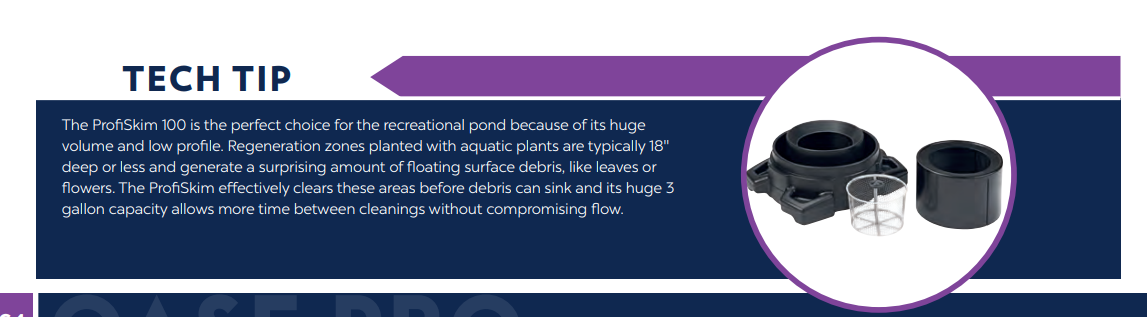 Atlantic® Oase ProfiSkim 100 Tech Tips
