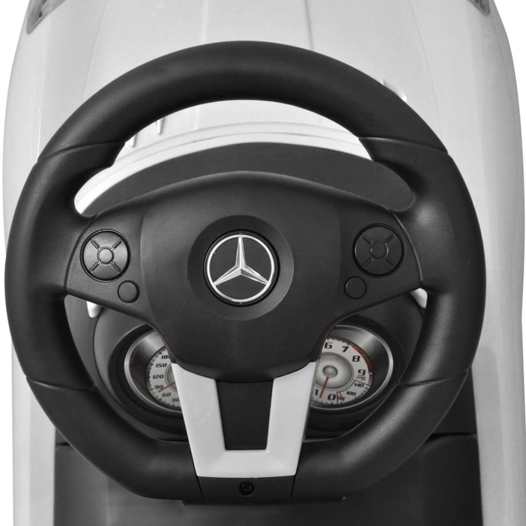 Voiture blanche pour enfants Mercedes Benz - Enjouet