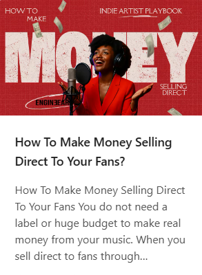 Indie Artist Playbook — How to make money selling direct