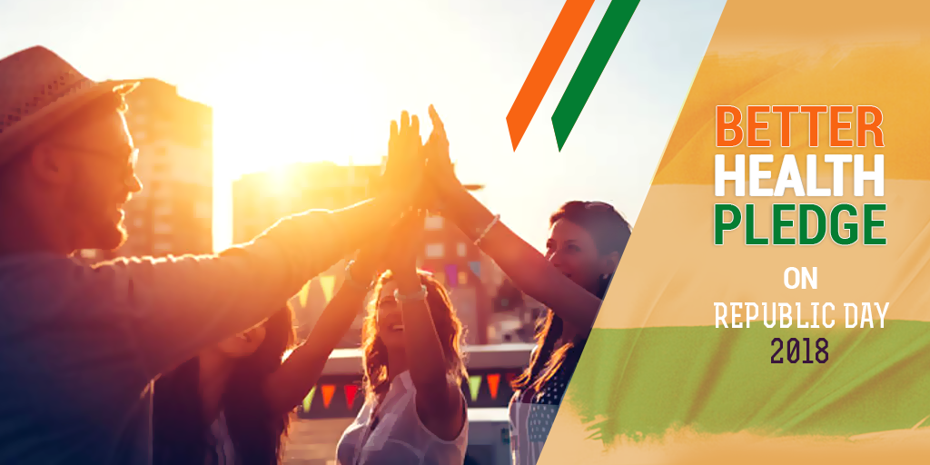 Better Health Pledge on Republic Day 2018, Buy Medicine Online, Online Pharmacy Noida, Online Medicines, Buy Medicine Online Noida, Nearby Pharmacy, Purchase Medicine Online, GoMedii