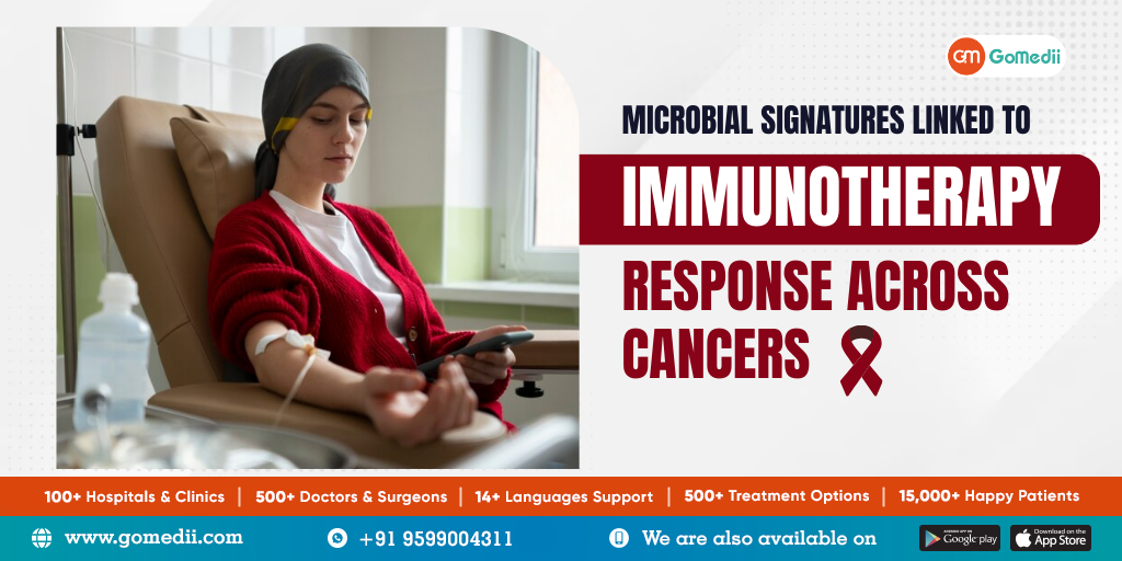 Microbial signatures linked to immunotherapy response across cancers - GoMedii