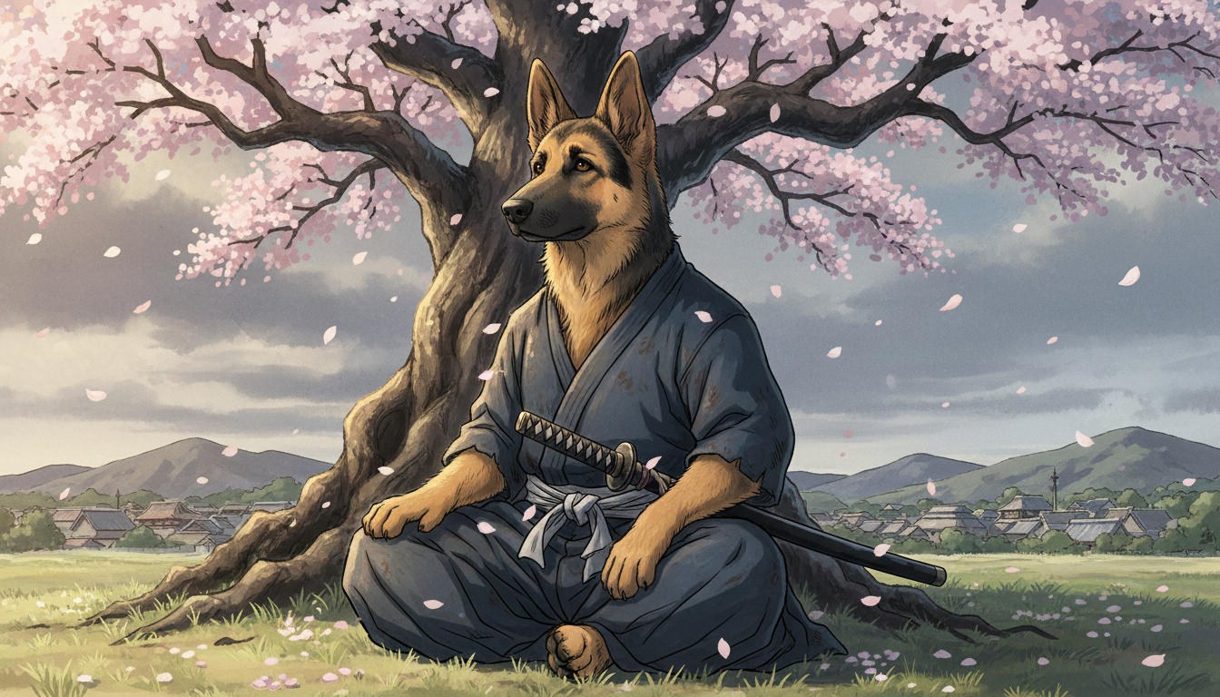 Anime — AI pet portrait example