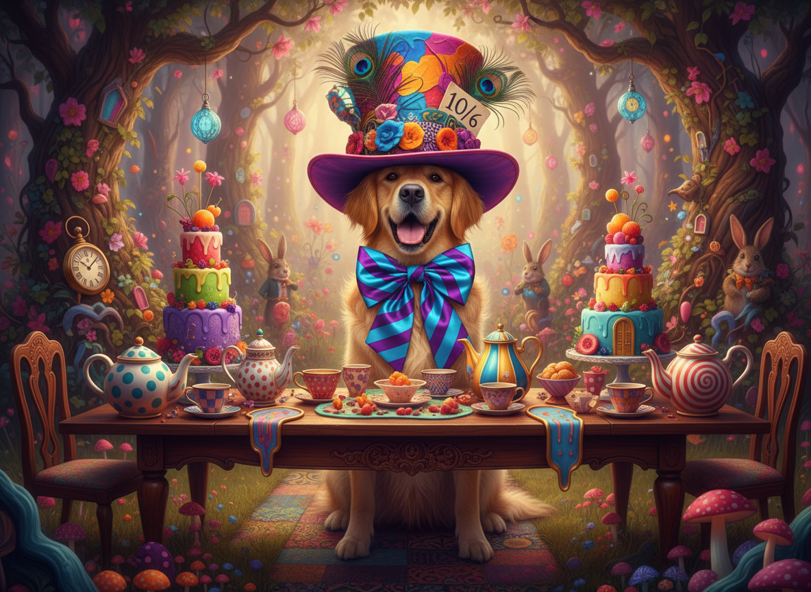 Books — AI pet portrait example