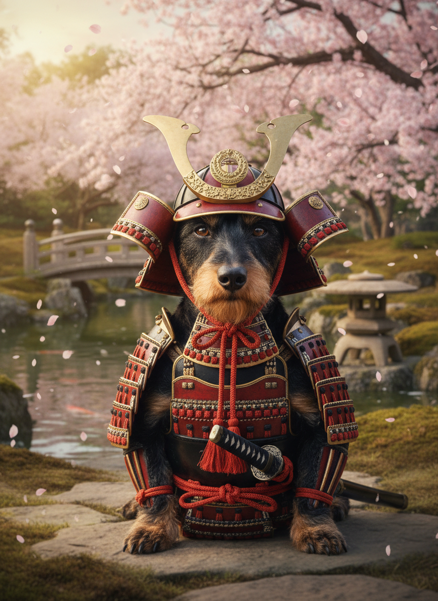 History — AI pet portrait example