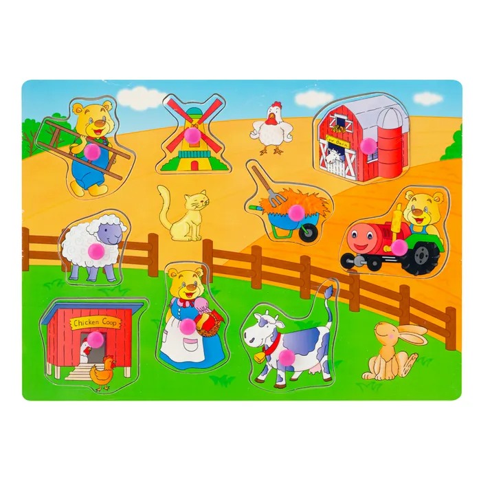 Puzzle Granja Madera