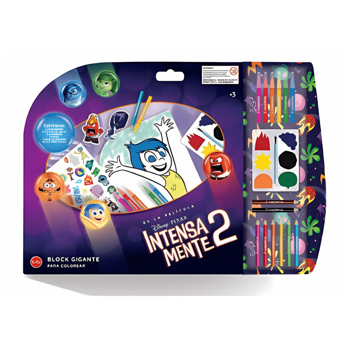 Block Gigante para pintar Intensamente 2